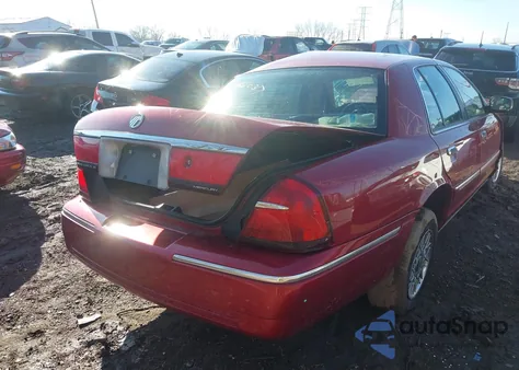 2001 Mercury Grand Marquis Gs from USA, damaged, VIN 2MEFM74W21X657342